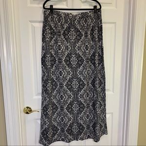 Just Be Geometric Print Maxi Skirt